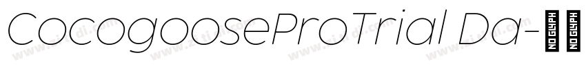 CocogooseProTrial Da字体转换